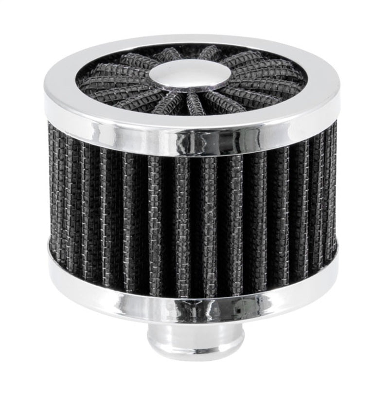 Spectre ExtraFlow Push-In Breather Filter - Black Engine Breather Filters Spectre