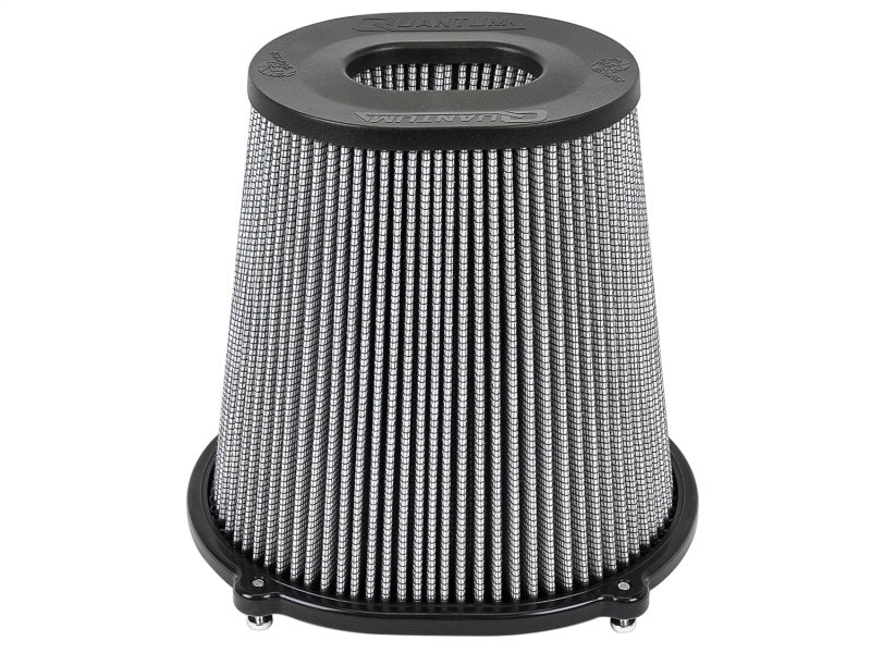 aFe Quantum Pro DRY S Air Filter Inverted Top - 5in Flange x 9in Height - Dry PDS Cold Air Intakes aFe