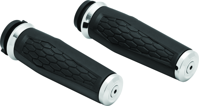 Kuryakyn Hex Grips Thottle-By-Wire Chrome Bolts Kuryakyn