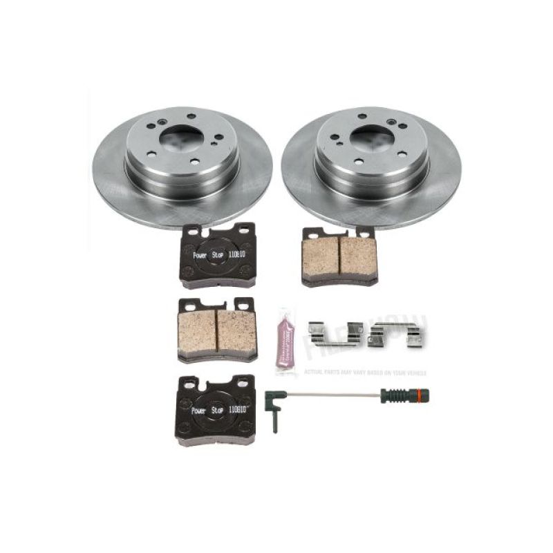 Power Stop 99-00 Mercedes-Benz C230 Rear Autospecialty Brake Kit Brake Kits - OE PowerStop