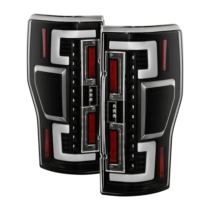 Spyder 20-21 Ford F250 Superduty LED Tail Lights - Black (ALT-YD-FS20HAL-LED-BK) Tail Lights SPYDER
