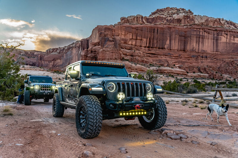 Oracle Jeep Wrangler JL/Gladiator JT Integrated Windshield LED Light Bar System Light Mounts ORACLE Lighting