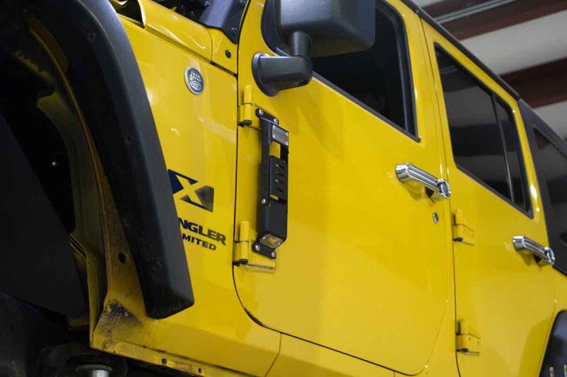 Fishbone Offroad Wrangler JK/JL/ Gladiator Door Mounted Step Side Steps Fishbone Offroad