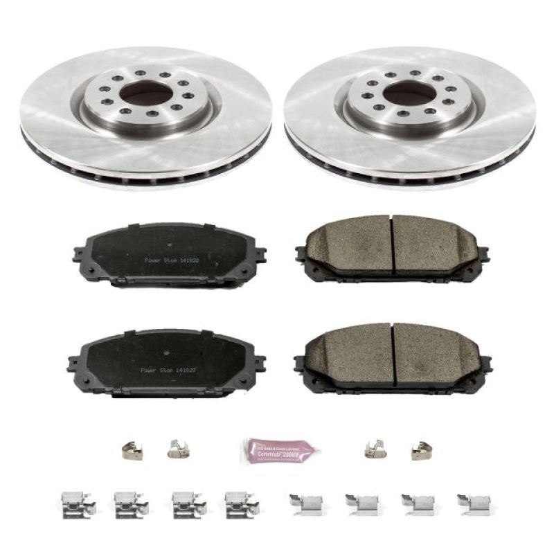 Power Stop 14-16 Jeep Cherokee Front Autospecialty Brake Kit Brake Kits - OE PowerStop
