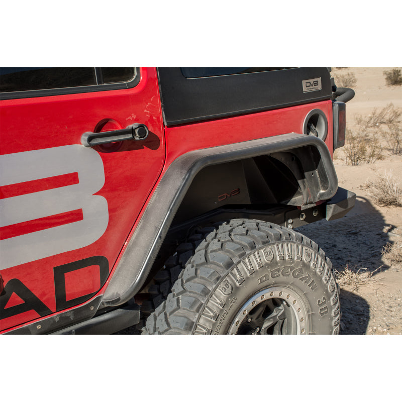 DV8 Offroad 07-18 Jeep Wrangler JK Front & Rear Flat Tube Fenders Fenders DV8 Offroad