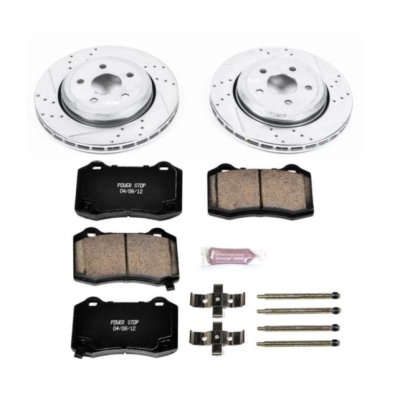 Power Stop 18-19 Dodge Durango Rear Z23 Evolution Sport Brake Kit Brake Kits - Performance D&S PowerStop