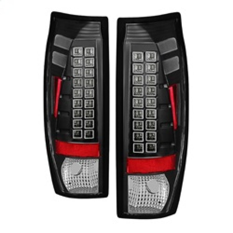 Spyder Chevy Avalanche 02-06 LED Tail Lights Black ALT-YD-CAV02-LED-BK Tail Lights SPYDER
