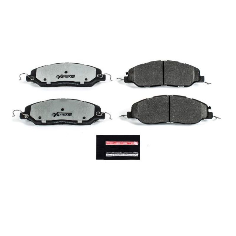 Power Stop 11-14 Ford Mustang Front Z26 Extreme Street Brake Pads w/Hardware Brake Pads - Performance PowerStop
