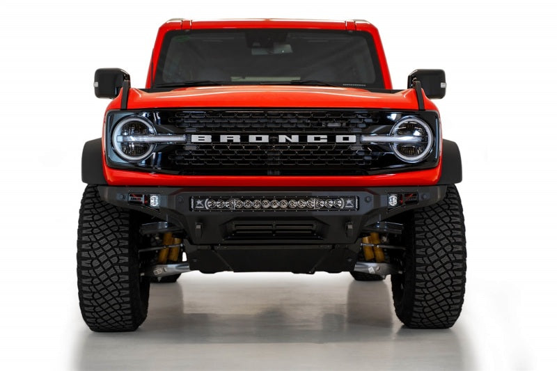 Addictive Desert Designs 2021+ Ford Bronco Stealth Fighter Front Bumper w/ Winch Mount Bumpers - Steel Addictive Desert Designs