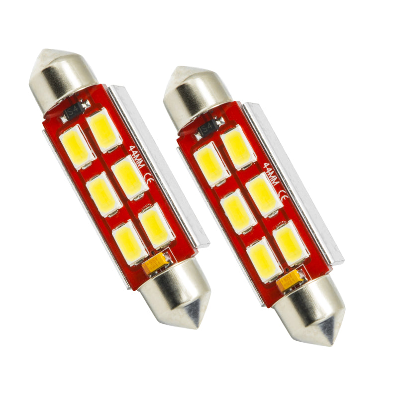 Oracle 44MM 6 LED 3-Chip Festoon Bulbs (Pair) - Cool White Bulbs ORACLE Lighting