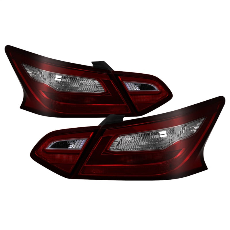xTune 16-18 Nissan Altima 4DR OEM Tail Light - Red Smoke (ALT-JH-NA16-4D-RSM) Tail Lights SPYDER