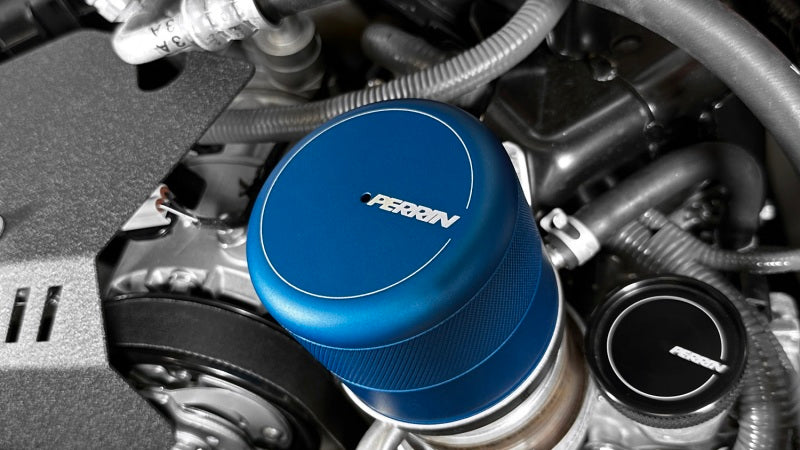 PERRIN 15-25 Subaru WRX & 13-25 BRZ/FR-S/86/GR86 Oil Filter Cover - Blue Oil Filters Perrin Performance