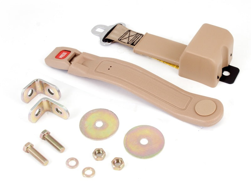 Omix Lap Seat Belt Tan 87-95 Jeep Wrangler YJ Seat Belts & Harnesses OMIX