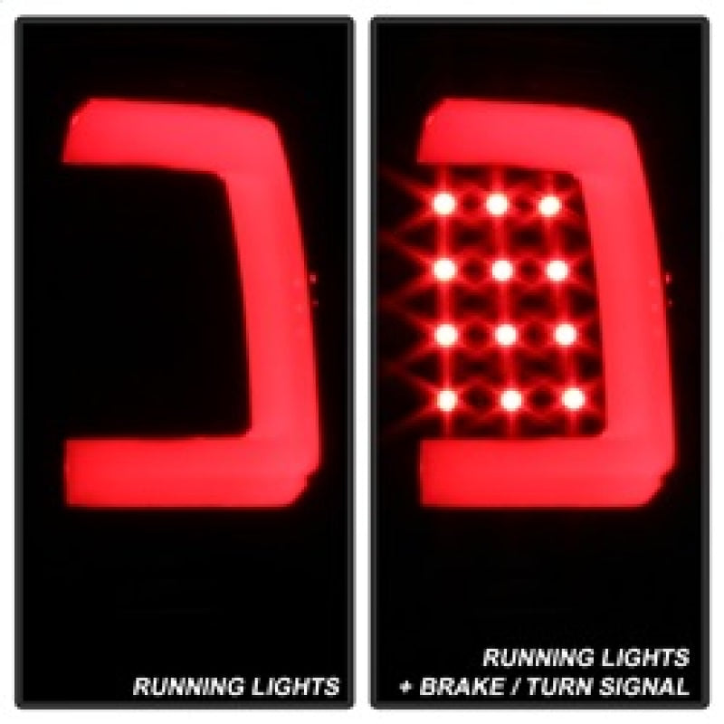 xTune Dodge Ram 1500 94-01 Tail Lights - Light Bar LED - Black ALT-ON-DRAM94V3-LBLED-BSM Tail Lights SPYDER