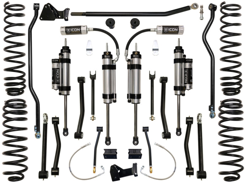 ICON 07-18 Jeep Wrangler JK 4.5in Stage 5 Suspension System Shocks and Struts ICON