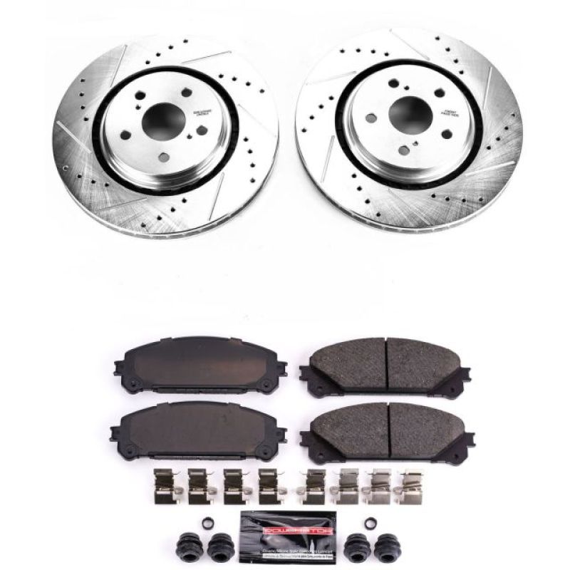 Power Stop 16-18 Lexus RX350 Front Z23 Evolution Sport Brake Kit Brake Kits - Performance D&S PowerStop