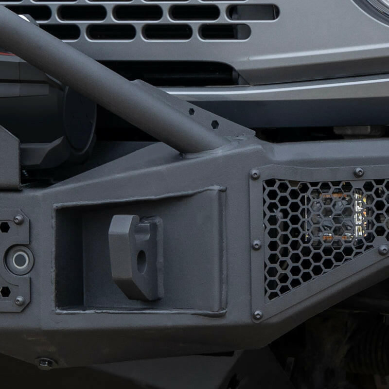 Go Rhino 21-24 Ford Bronco (2 and 4 Door) Rockline Full Width Bumper w/ Overrider Bar Bumpers - Steel Go Rhino