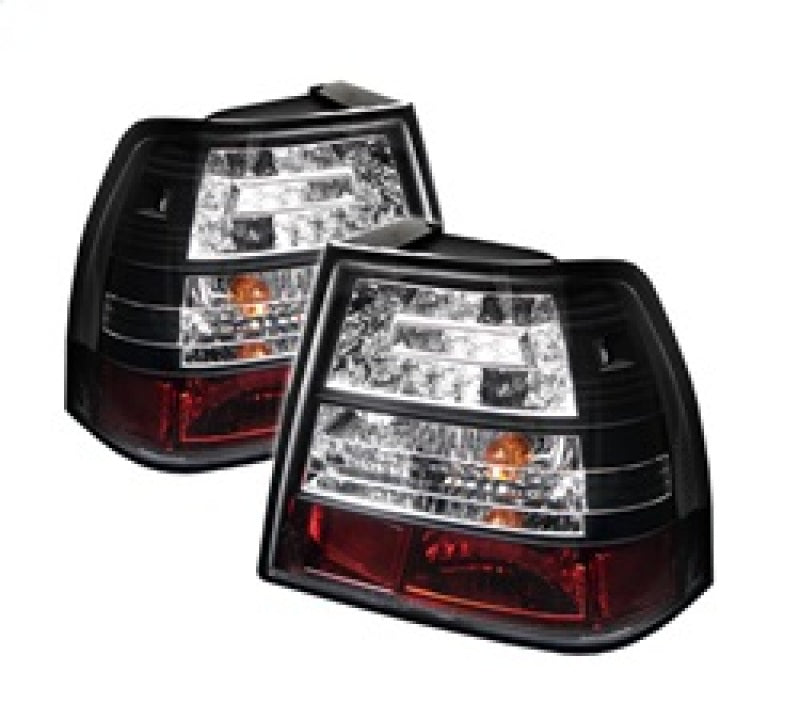 Spyder 99-04 Volkswagen Jetta Sedan (Excl Wagon) LED Tail Lights Black ALT-YD-VJ99-LED-BK Tail Lights SPYDER
