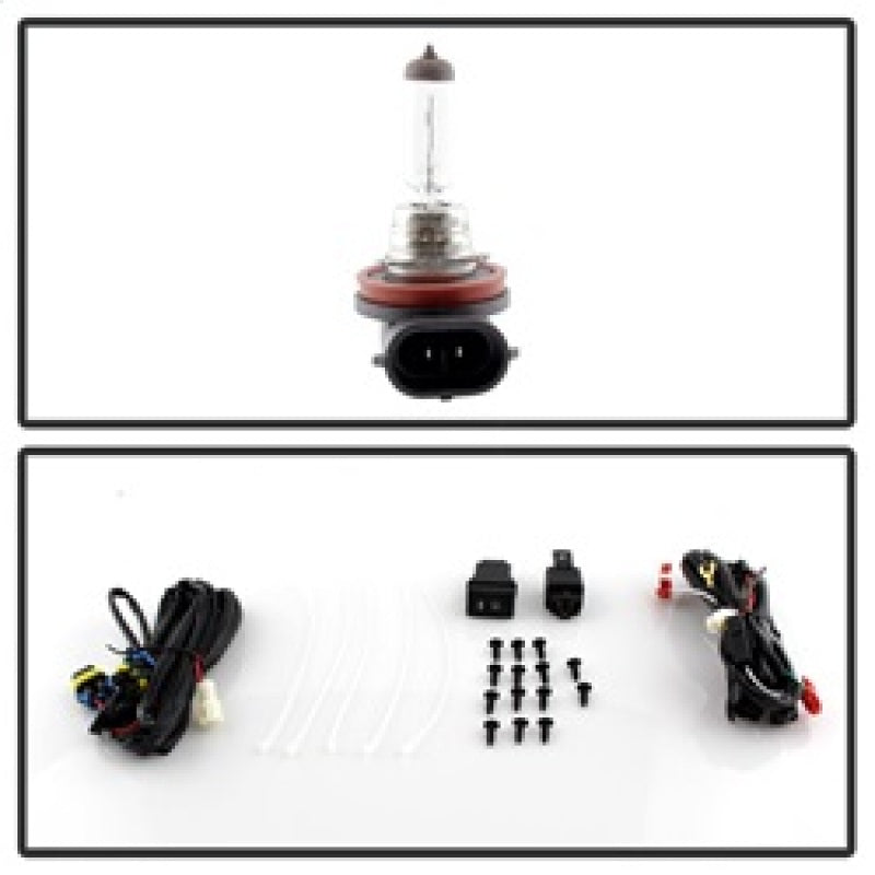 Spyder Honda Civic 2016-2017 2Dr/Coupe OEM Fog Light W/Switch- Clear FL-HC2016-2D-C Fog Lights SPYDER