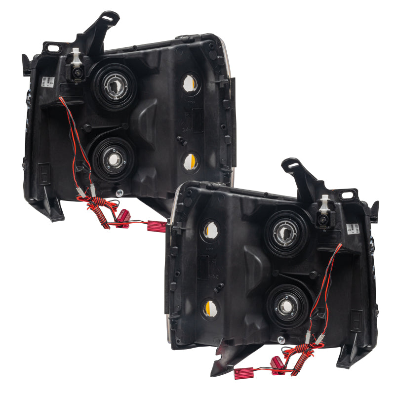 Oracle 07-13 Chevrolet Silverado SMD HL - Round Style - ColorSHIFT w/ Simple Controller Headlights ORACLE Lighting