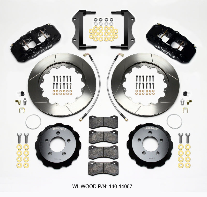 Wilwood AERO6 Front Hat Kit 14.25 2014-Up Challenger w/Lines Big Brake Kits Wilwood
