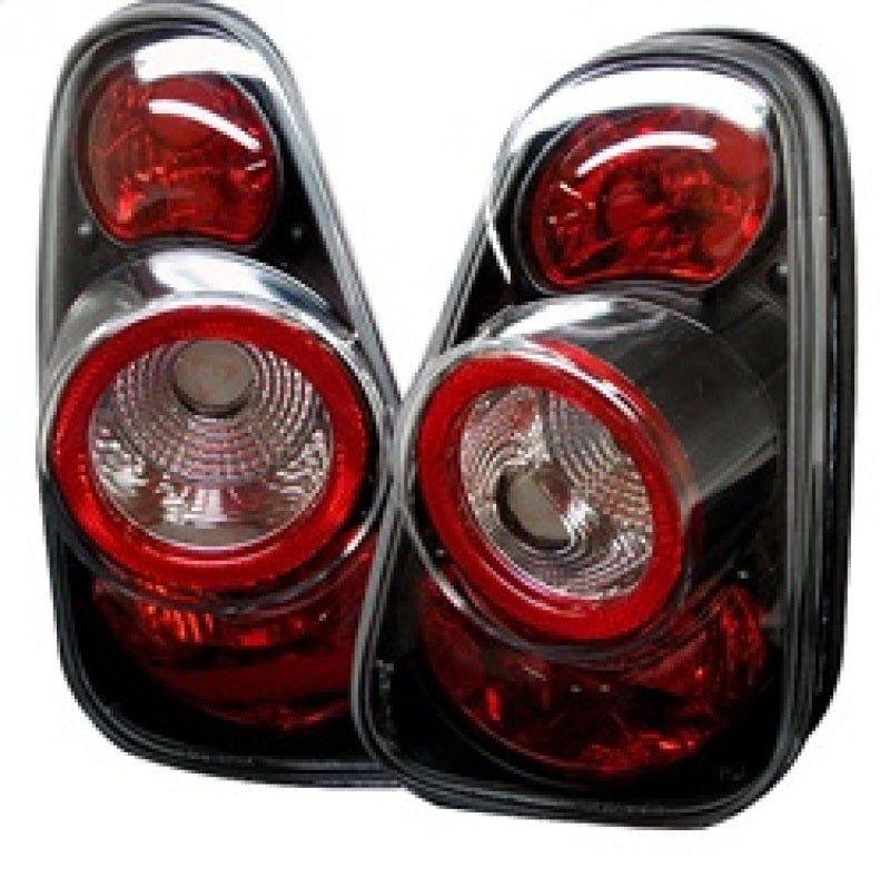 Spyder Mini Cooper 02-06/Cooper Convertibles 05-08 Euro Style Tail Lights Black ALT-YD-MC02-BK Tail Lights SPYDER