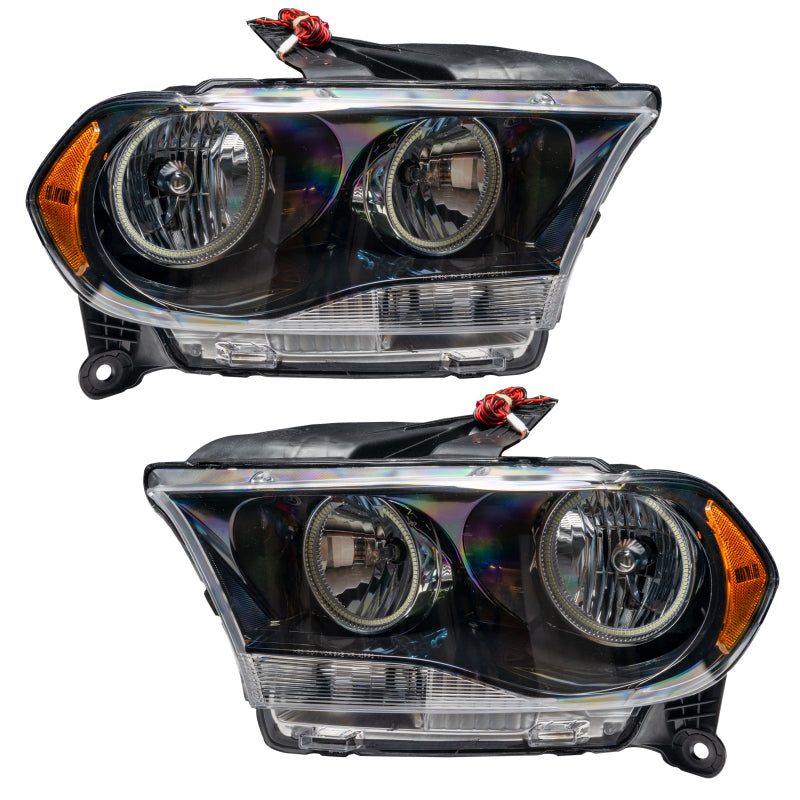 Oracle 11-13 Dodge Durango SMD HL Halogen - Black - White Headlights ORACLE Lighting