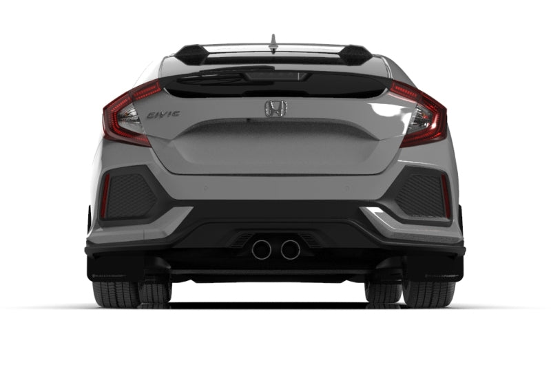 Rally Armor 17-21 Honda Civic Sport/Sport Touring Black UR Mud Flap w/Dark Grey Logo Mud Flaps Rally Armor