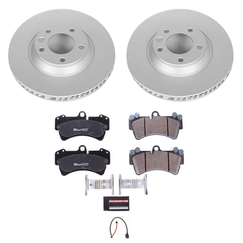 Power Stop 07-15 Audi Q7 Front Euro-Stop Brake Kit Brake Kits - OE PowerStop