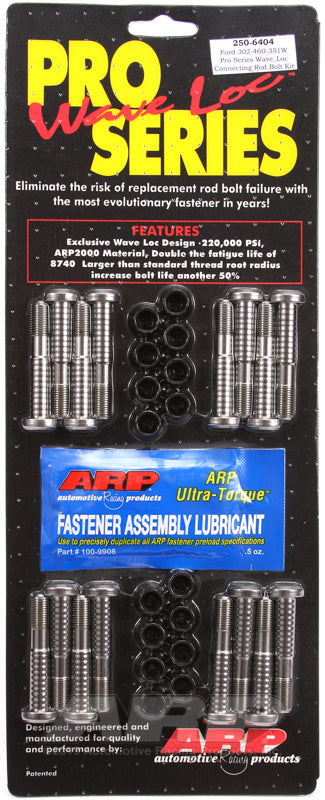 ARP Ford Boss 302-429-460-351W wave-loc rod bolt kit Rod Bolt Kits ARP