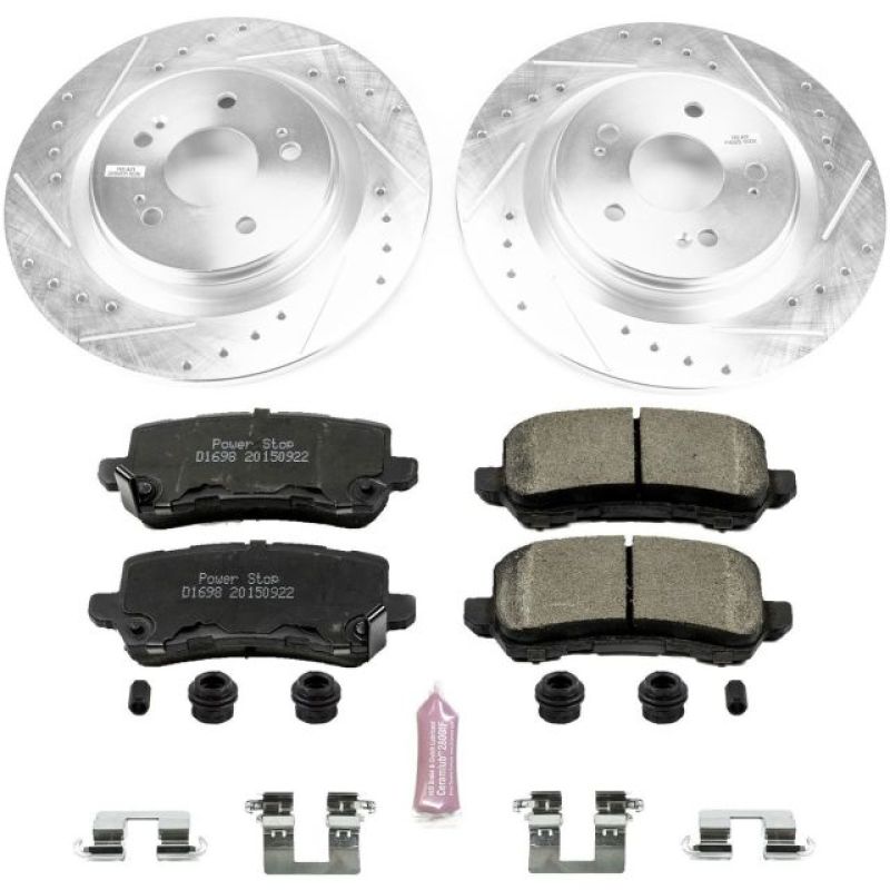 Power Stop 18-19 Honda Odyssey Rear Z23 Evolution Sport Brake Kit Brake Kits - Performance D&S PowerStop