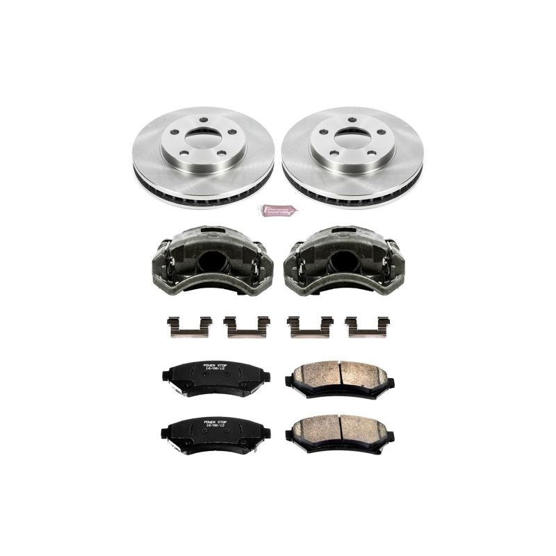 Power Stop 97-05 Buick Century Front Autospecialty Brake Kit w/Calipers Brake Kits - OE PowerStop