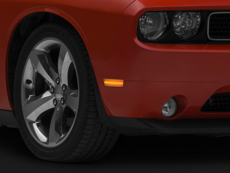 Raxiom 08-14 Dodge Challenger Axial Series LED Side Marker Lights- Clear Sidemarkers & Indicators Raxiom
