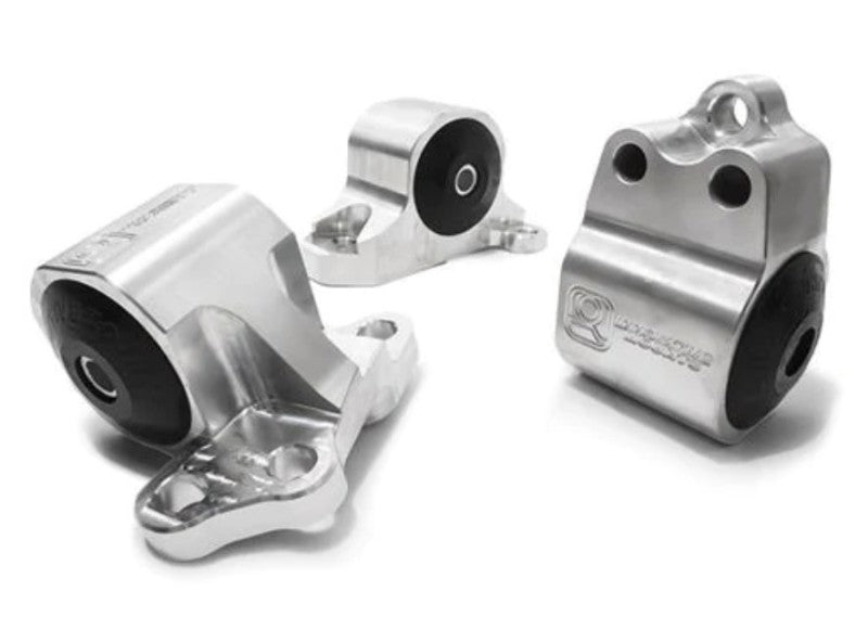 Innovative 92-95 Civic B/D Series Black Aluminum Mounts 95A Bushings (3 Bolt) Engine Mounts Innovative Mounts