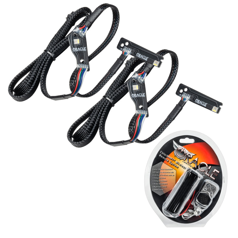 Oracle 15-21 Nissan GT-R RGB+W (Lightning Bolt) Headlight DRL Upgrade Kit - ColorSHIFT Headlights ORACLE Lighting