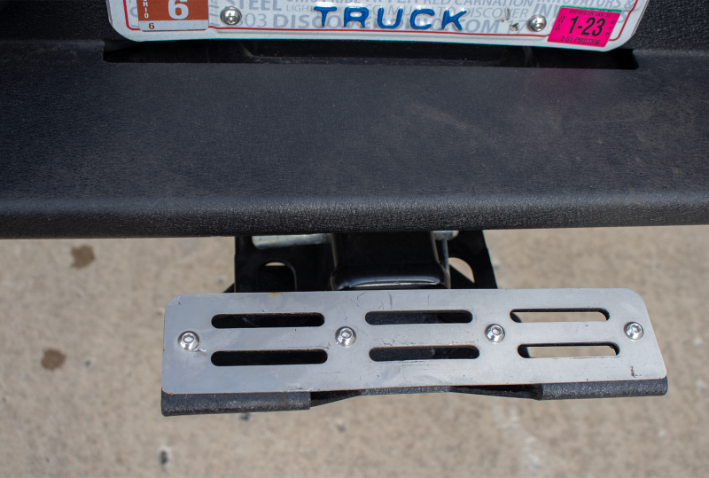 Fishbone Offroad 2In Receiver Hitch Mounted Step - Black Powdercoat Steel Hitch Accessories Fishbone Offroad