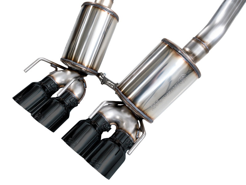 AWE Tuning C6 Chevrolet Corvette Z06/ZR1 Touring Edition Axle-Back Exhaust w/ Diamond Black Tips Axle Back AWE Tuning