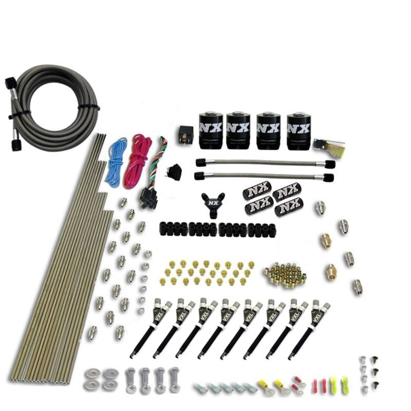 Nitrous Express 8 Cyl VXL Direct Port 4 Solenoids Nitrous Kit (200-500HP) w/No Bottle Nitrous Systems Nitrous Express