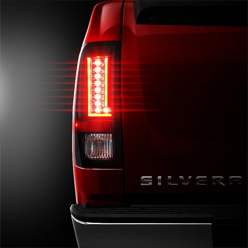 Spyder 07-13 Chevy Silverado (Exc 2010 Model) Version 2 LED Tail Lights ALT-YD-CS07V2-LED-BSM Tail Lights SPYDER