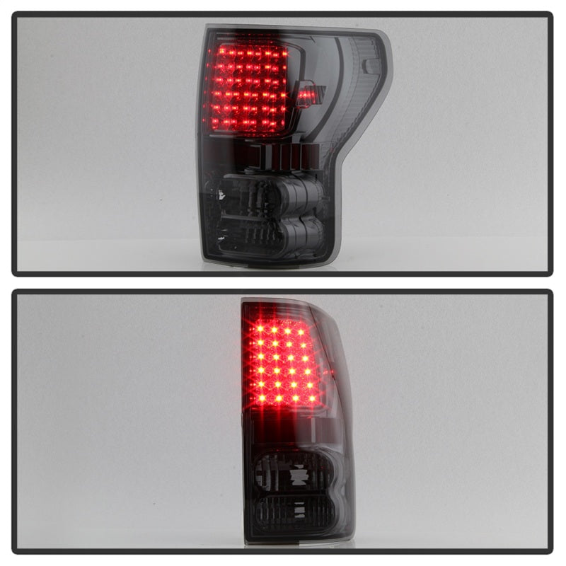 xTune Toyota Tundra 07-13 LED Tail Lights Smoke ALT-ON-TTU07-LED-SM Tail Lights SPYDER