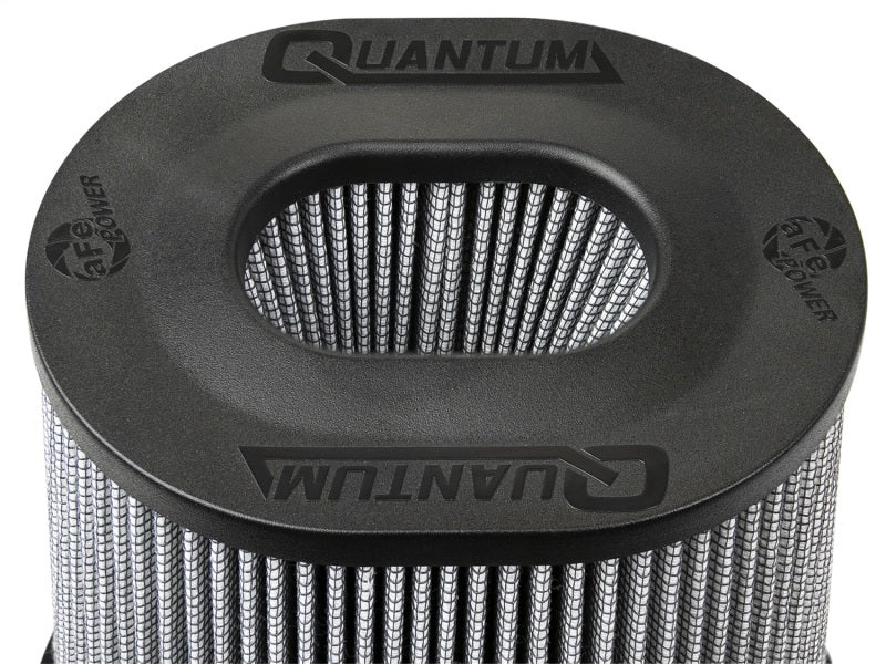 aFe Quantum Pro DRY S Air Filter Inverted Top - 5in Flange x 9in Height - Dry PDS Cold Air Intakes aFe
