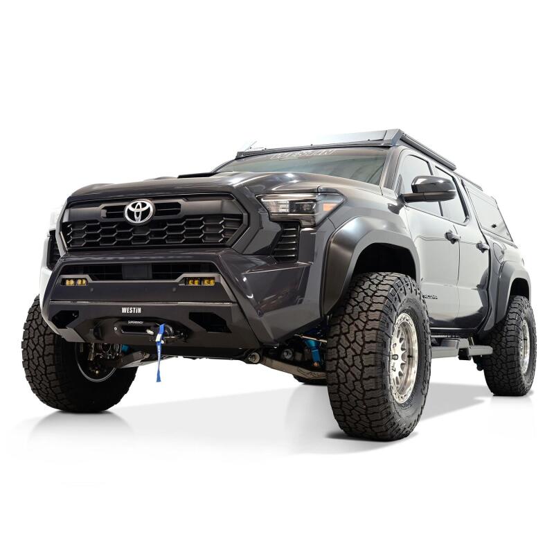 Westin 2024 Toyota Tacoma Pro-Series Mid Width Front Bumper - Textured Black Bumpers - Steel Westin