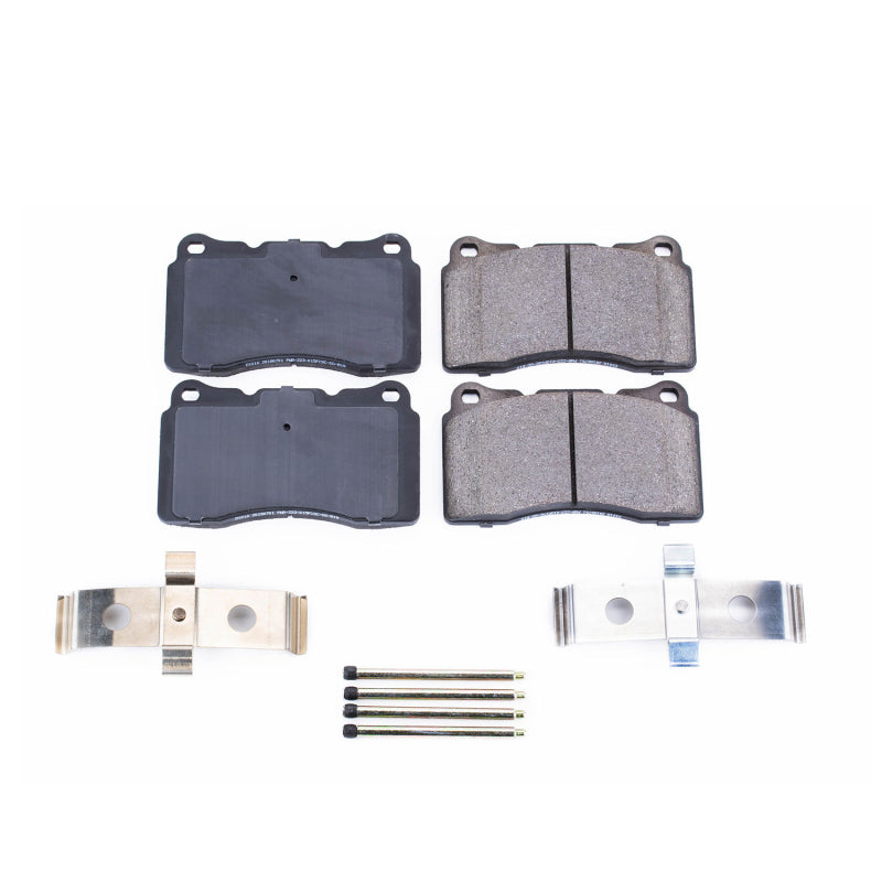 Power Stop 04-07 Volvo V70 Front Z17 Evolution Ceramic Brake Pads w/Hardware Brake Pads - OE PowerStop