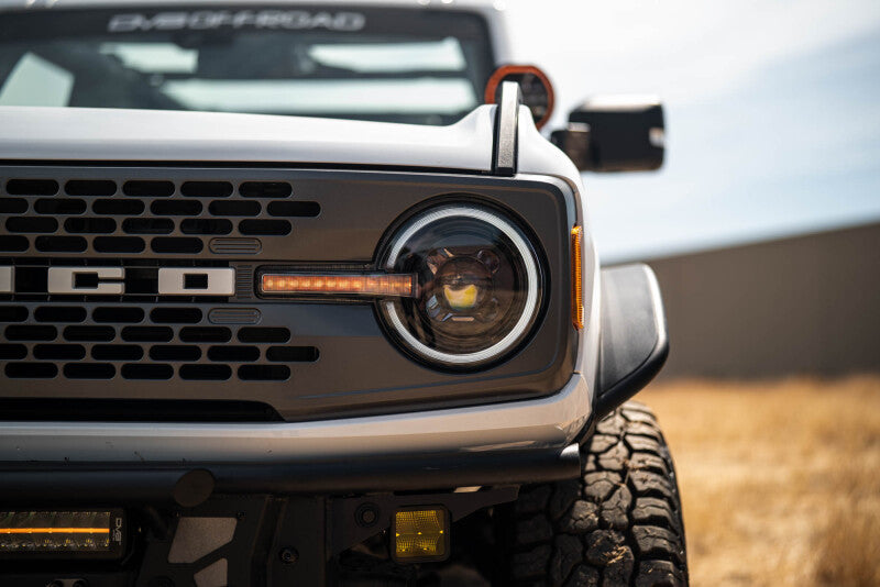 DV8 Offroad 2021-2025 Ford Bronco Black Headlights Headlights DV8 Offroad