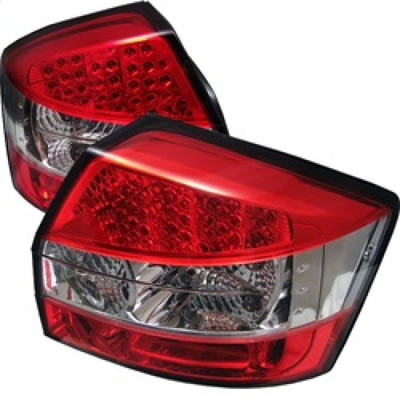 Spyder Audi A4 02-05 LED Tail Lights Red Clear ALT-YD-AA402-LED-RC Tail Lights SPYDER