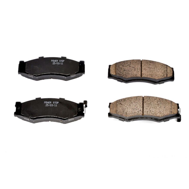 Power Stop 90-92 Infiniti M30 Front Z16 Evolution Ceramic Brake Pads Brake Pads - OE PowerStop