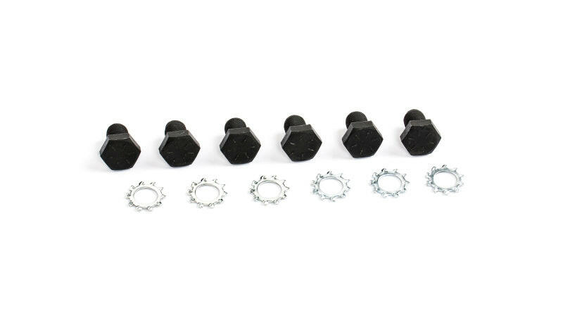 Cometic Flexplate Bolts 7/16 - 20 x 11/16in - Grade 8 With Black Oxide Finish and Lock Washers Head Gaskets Cometic Gasket