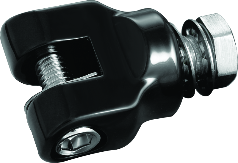 Kuryakyn Short Magnum Peg Mounts With 1/2in-13 Mounting Bolts Black Footpegs Kuryakyn