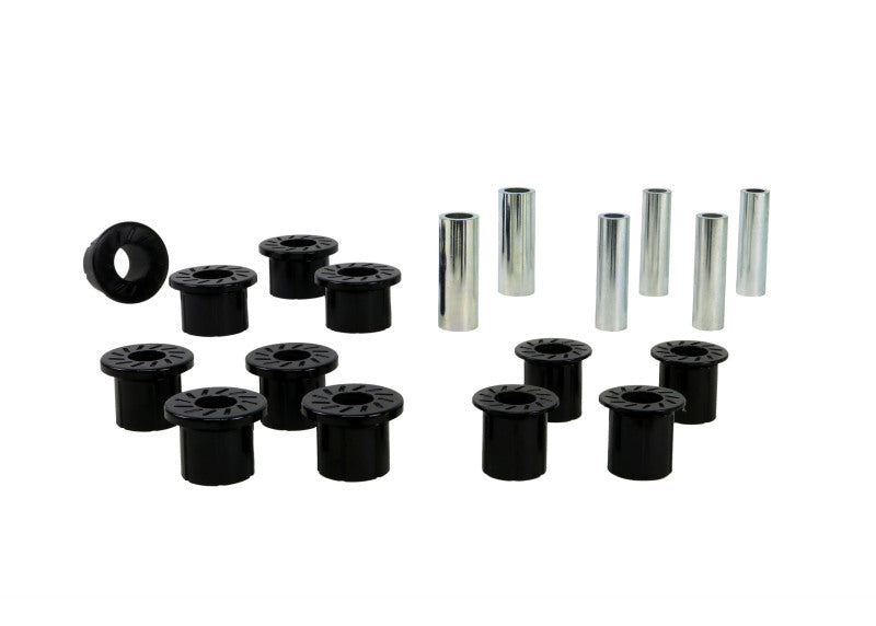 Whiteline 1999 Ford F-250 Spring - Eye Front/Rear And Shackle Bushing Spring Insulators Whiteline