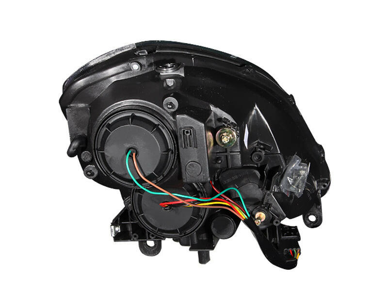 ANZO 2003-2004 Infiniti G35 Crystal Headlights Black Headlights ANZO